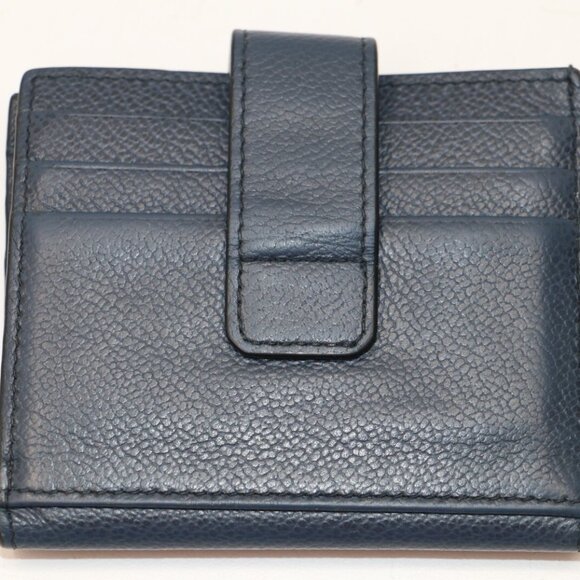 Prada Card Case 2MC049 Men's Bi-Fold Business Card Holder VIT.MICRO GRAIN Baltic - Picture 14 of 14